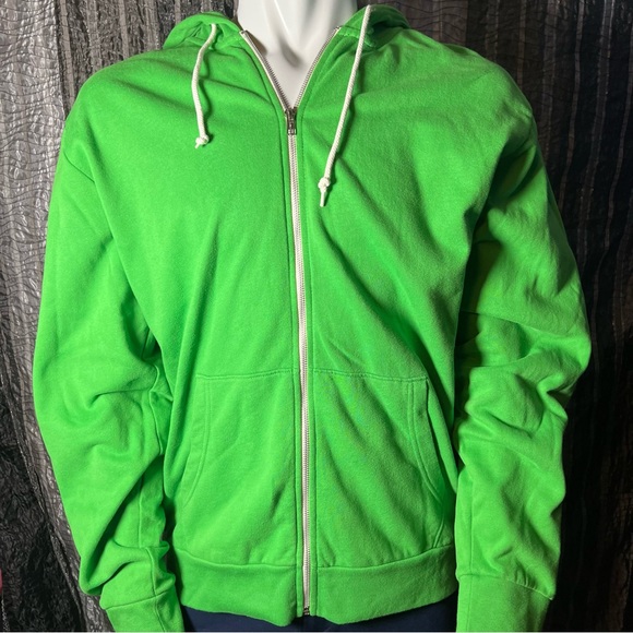 Old Navy Other - Old Navy bright green full zip hoodie sweater